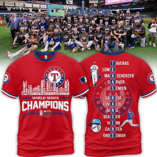 Texas Rangers Champions World Series 2023 Hoodie T Shirt