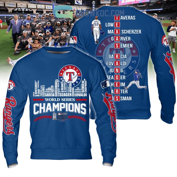 Texas Rangers Champions World Series 2023 Hoodie T Shirt