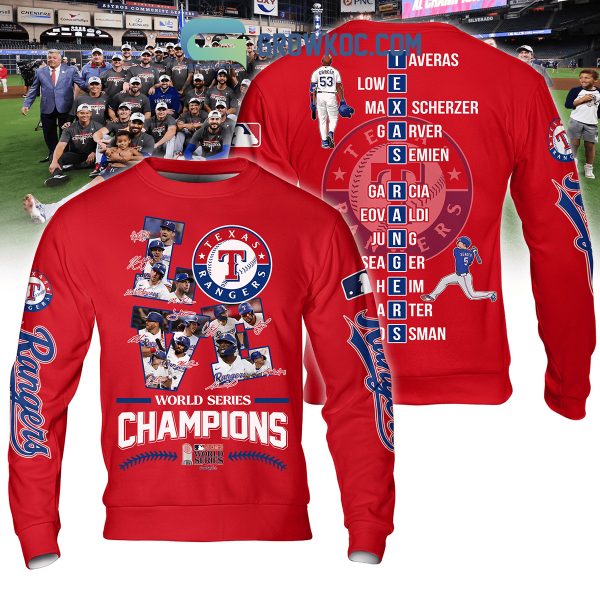 Texas Rangers Love World Series Champions Hoodie T Shirt