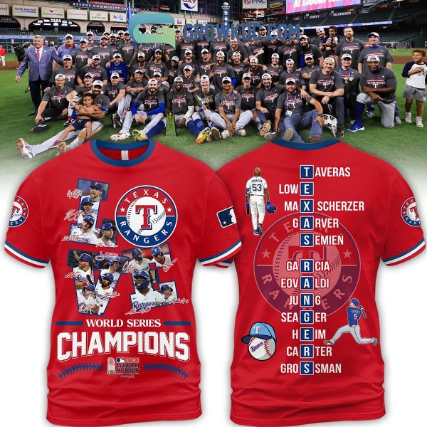 Texas Rangers Love World Series Champions Hoodie T Shirt