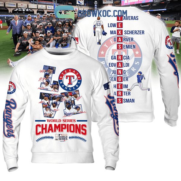 Texas Rangers Love World Series Champions Hoodie T Shirt