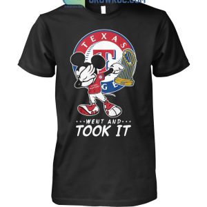 Texas Rangers Mickey Went And Took It T Shirt
