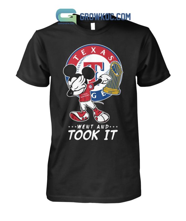 Texas Rangers Mickey Went And Took It T Shirt