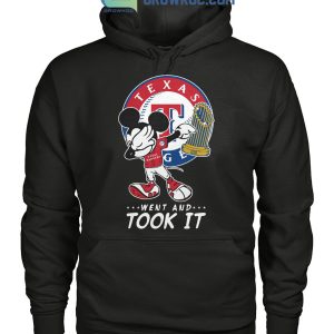 Texas Rangers Mickey Went And Took It T Shirt