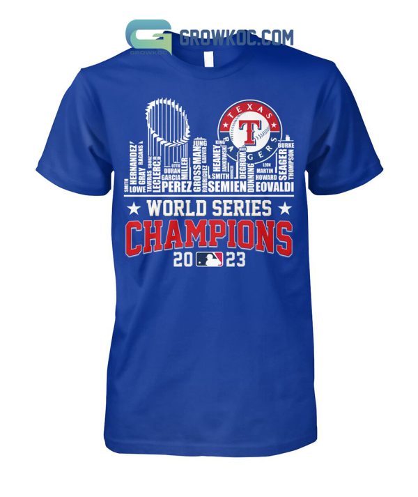 Texas Rangers World Series Champions 2023 T Shirt