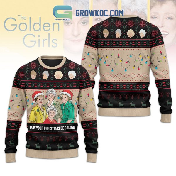 The Golden Girls May Your Christmas Be Golden Ugly Sweater