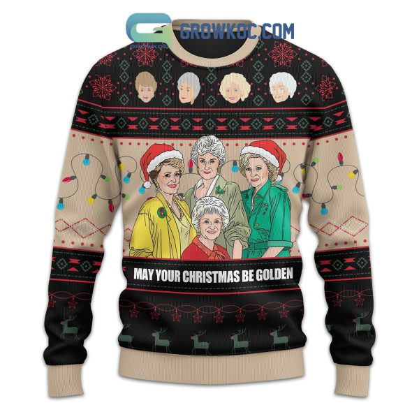 The Golden Girls May Your Christmas Be Golden Ugly Sweater