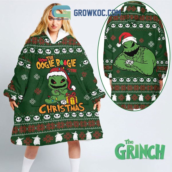 The Grinch How The Oogie Boogie Stole Christmas Oodie Blanket Hoodie