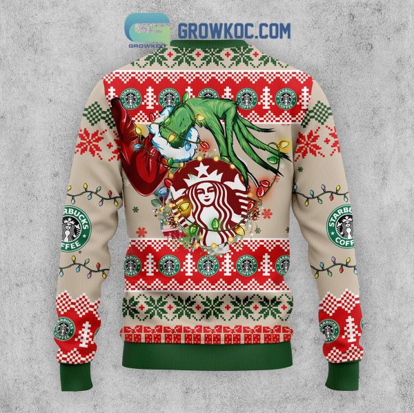 The Grinch Starbucks Coffee Christmas Ugly Sweater