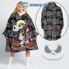 The Nightmare Before Christmas Halloween Pumpkin Thanksgiving Oodie Hoodie Blanket