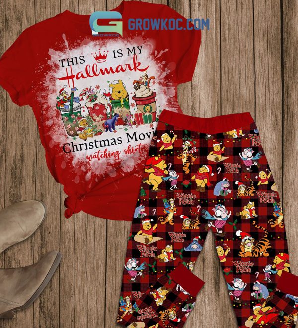 This Is My Hallmark Christmas Movies Winnie The Pooh Pajamas Set