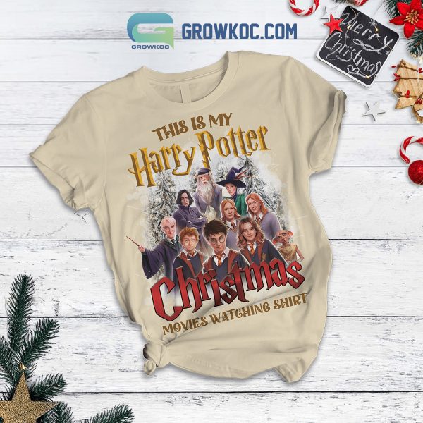 This Is My Harry Potter Christmas Movies Watching Shirt Pajamas Set