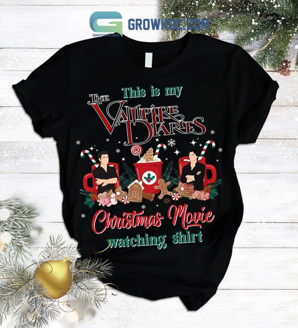 This Is My The Vampire Diaries Christmas Movies Watching Shirt Pajamas Set