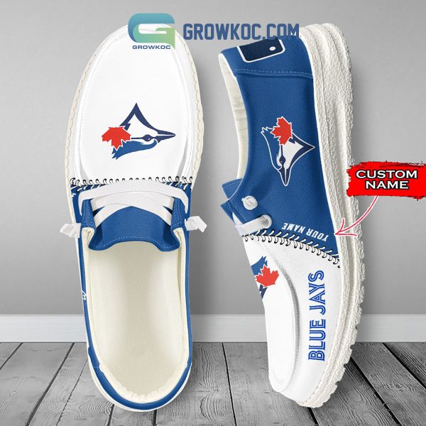 Toronto Blue Jays MLB Personalized Hey Dude Shoes