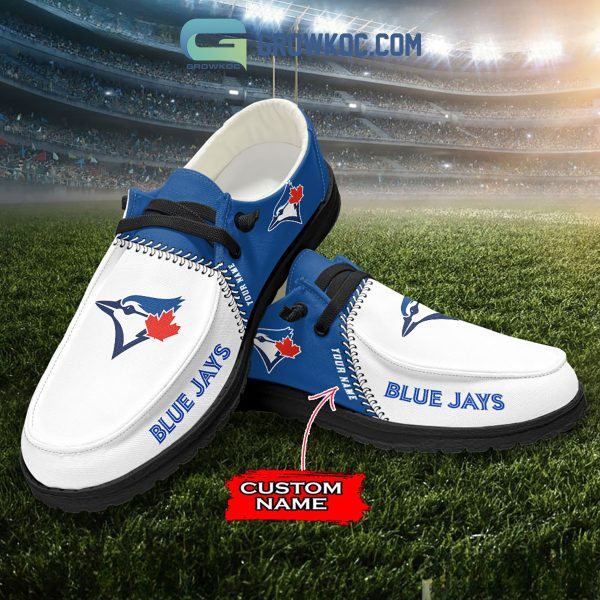 Toronto Blue Jays MLB Personalized Hey Dude Shoes