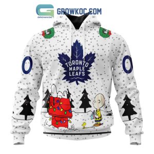 Toronto Maple Leafs NHL Mix Snoopy Peanuts Christmas Personalized Hoodie T Shirt