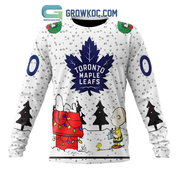 Toronto Maple Leafs NHL Mix Snoopy Peanuts Christmas Personalized Hoodie T Shirt