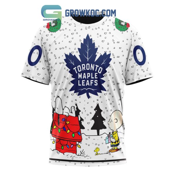 Toronto Maple Leafs NHL Mix Snoopy Peanuts Christmas Personalized Hoodie T Shirt