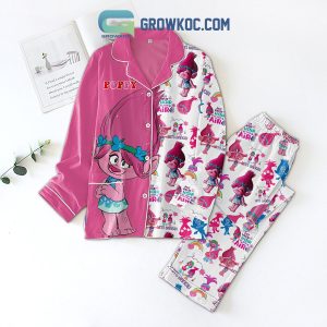 Trolls Poppy Help Springwater Put Your Hair In The Air Let’s Dance Polyester Pajamas Set