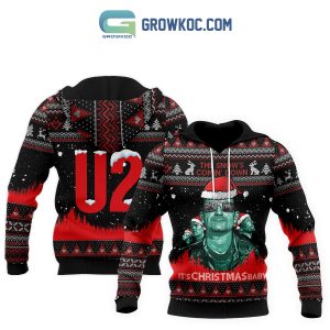 U2 The Snow’s Coming Down It’s Christmas Baby Hoodie T Shirt
