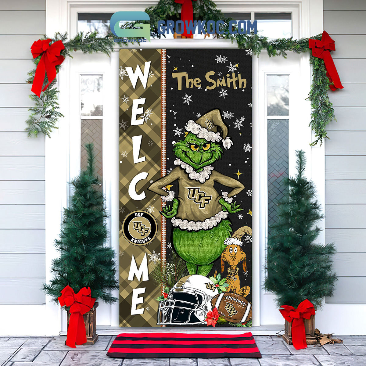 Grinch Door Cover Christmas Door Covers Grinch Door Decor grinch  Decorations Holiday Door Covers 