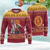 UCF Knights NCAA Ho Ho Ho Snow Christmas Personalized Ugly Sweater
