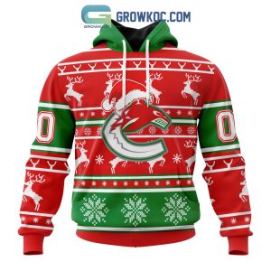 Vancouver Canucks Special Santa Claus Christmas Is Coming Personalized Hoodie T Shirt