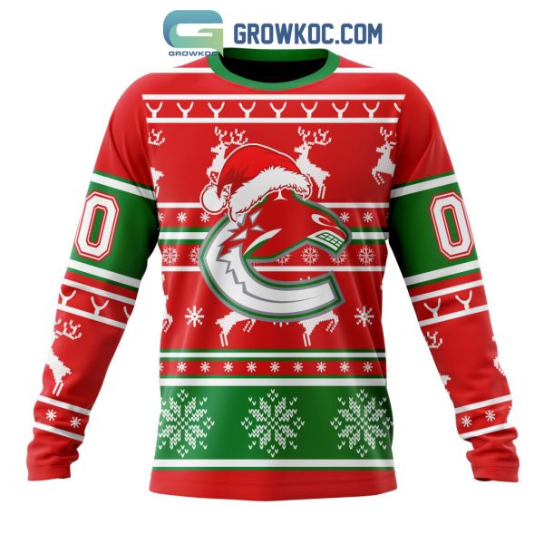 Vancouver Canucks Special Santa Claus Christmas Is Coming Personalized Hoodie T Shirt