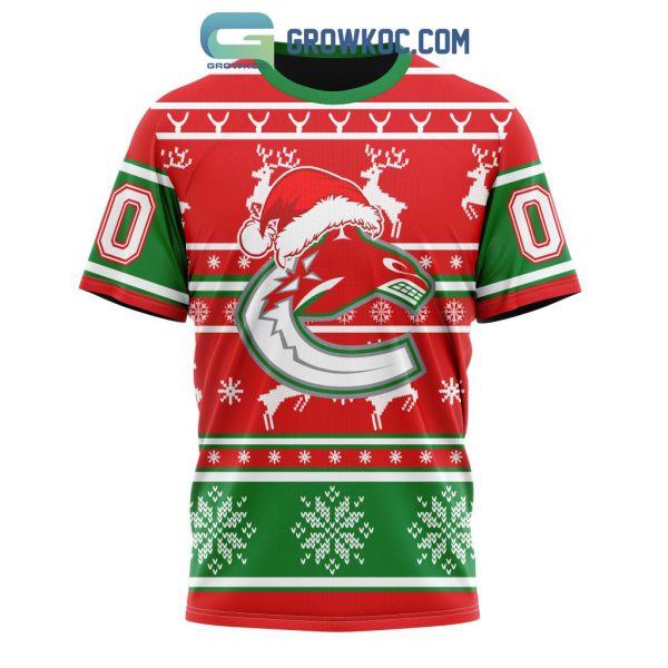 Vancouver Canucks Special Santa Claus Christmas Is Coming Personalized Hoodie T Shirt