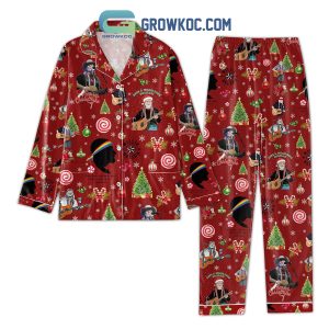 Willie Nelson Have A Willie Dope Holiday Pajamas Set