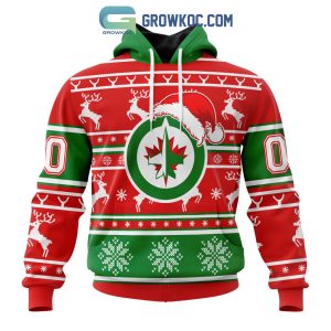Winnipeg Jets Special Santa Claus Christmas Is Coming Personalized Hoodie T Shirt