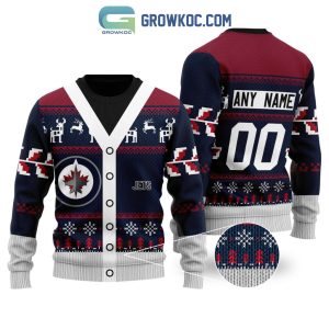 Winnipeg Jets Supporter Christmas Holiday Personalized Ugly Sweater