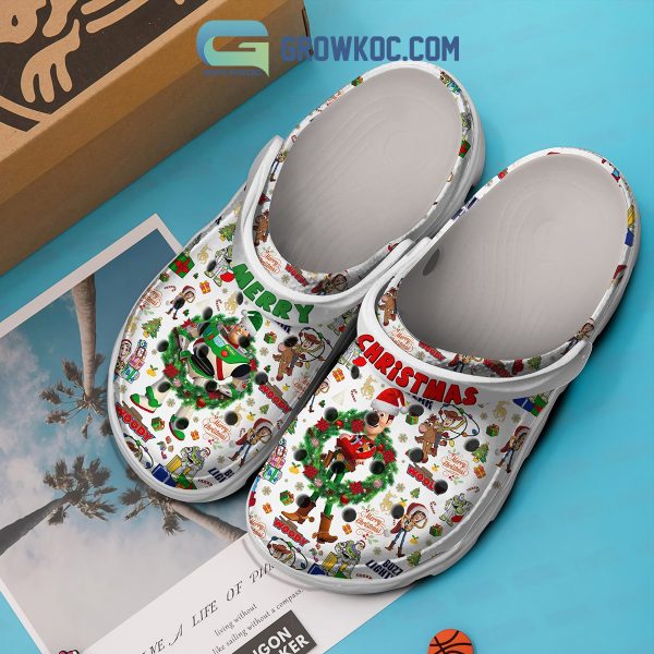 Woody Merry Christmas Buzz Lightyear Clogs Crocs