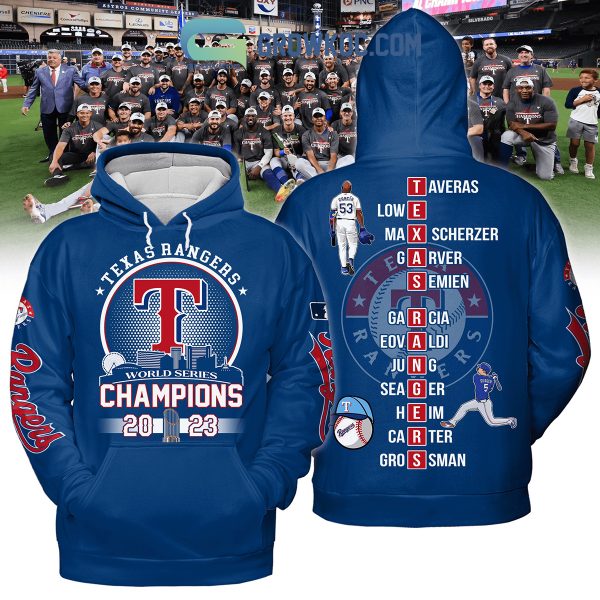 World Series 2023 Champions Texas Rangers Hoodie T Shirt