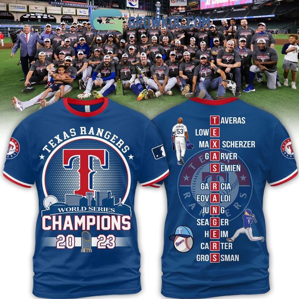 World Series 2023 Champions Texas Rangers Hoodie T Shirt