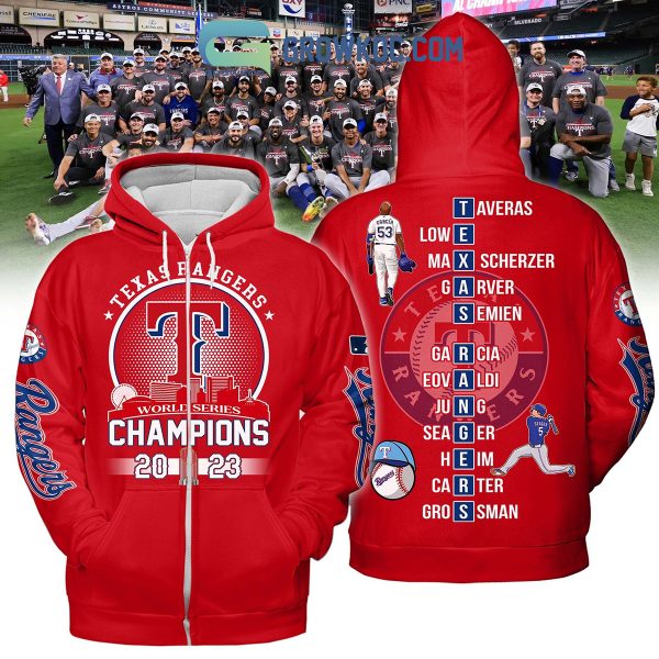 World Series 2023 Champions Texas Rangers Hoodie T Shirt