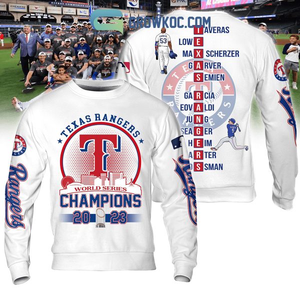 World Series 2023 Champions Texas Rangers Hoodie T Shirt