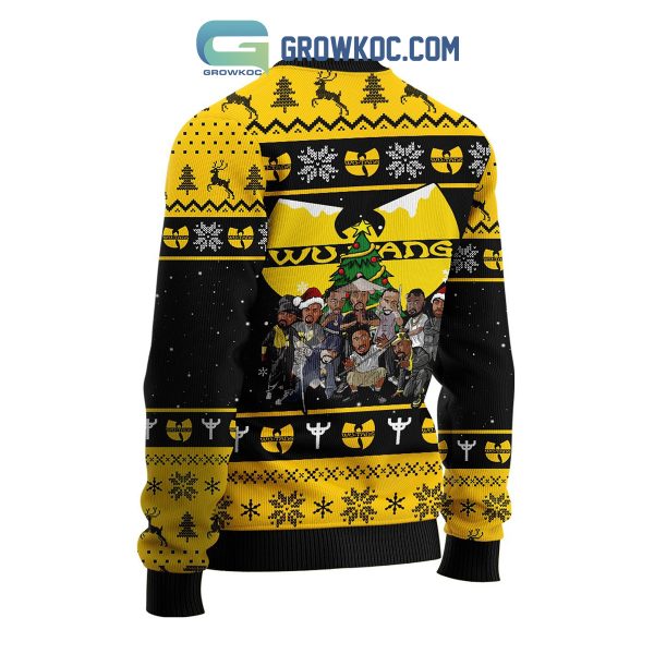 Wu Tang Clan Christmas Rules Everything Around Me Winter Holiday Season Greeting Ugly Sweater