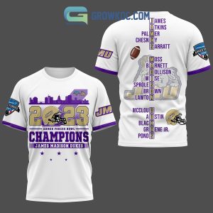 2023 Champions James Madison Dukes Armed Force Bowl Hoodie Shirt White