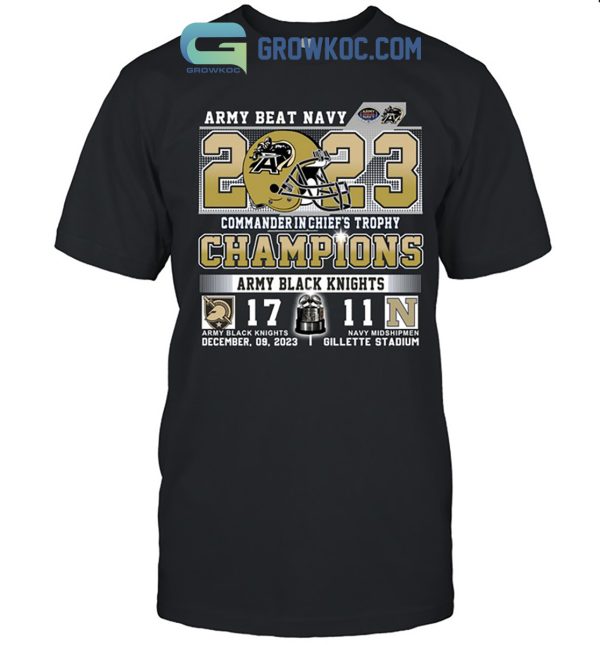 2023 Commander In Chief’s Trophy Army Black Knights T-Shirt
