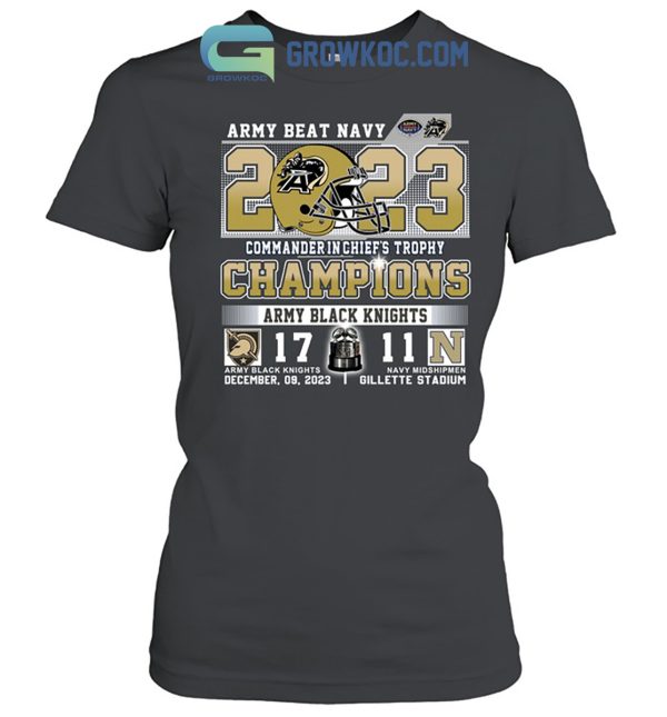 2023 Commander In Chief’s Trophy Army Black Knights T-Shirt