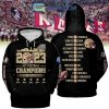 2023 Alabama Crimson Tide Southeastern Conference Champions Red Design Hoodie Shirts
