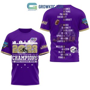 2023 James Madison Dukes Champions Armed Force Bowl Hoodie Shirt Purple