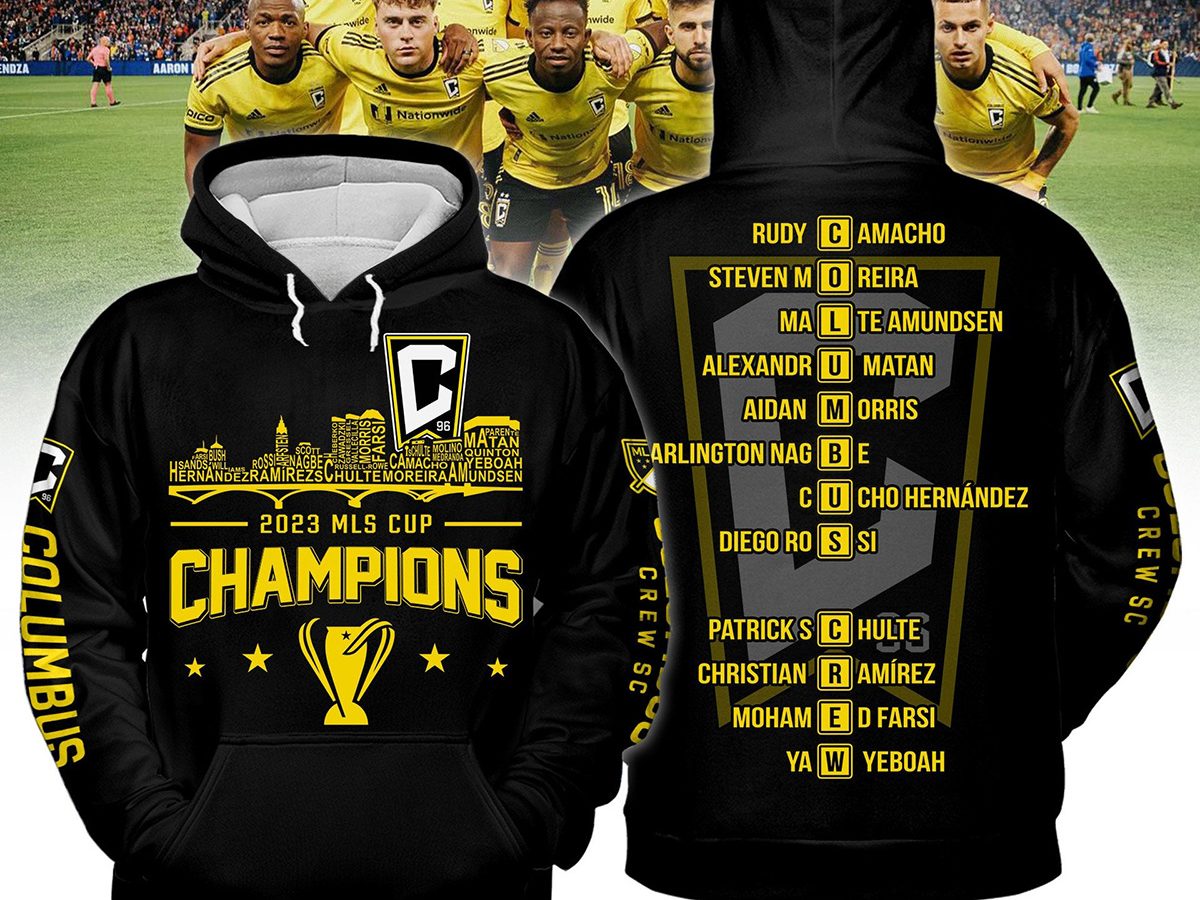 2023 MLS Cup Champions Columbus Crew Black Version Hoodie