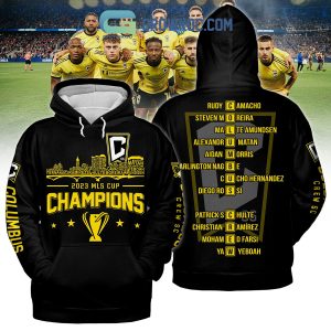 2023 MLS Cup Champions Columbus Crew Black Version Hoodie Shirts