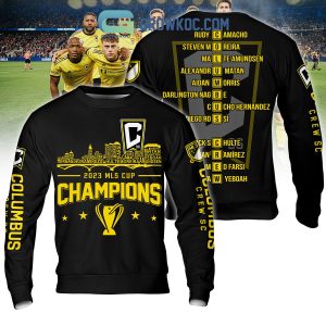 2023 MLS Cup Champions Columbus Crew Black Version Hoodie Shirts