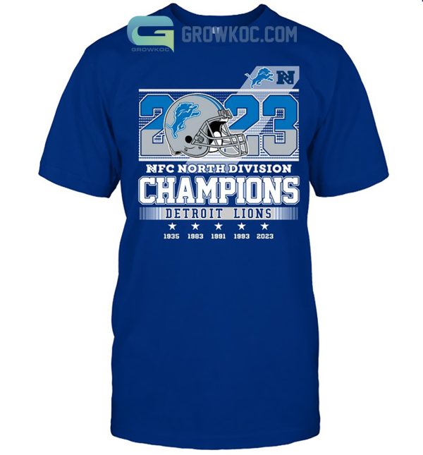 2023 NFC Champions Detroit Lions T Shirt