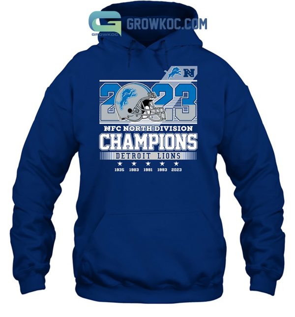 2023 NFC Champions Detroit Lions T Shirt