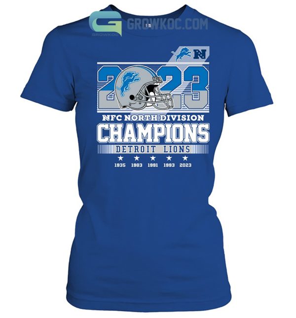 2023 NFC Champions Detroit Lions T Shirt