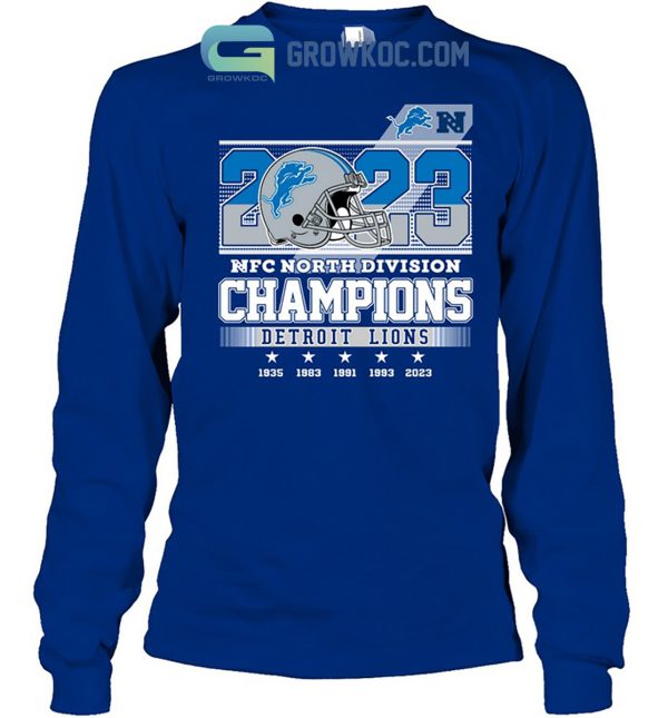 2023 NFC Champions Detroit Lions T Shirt